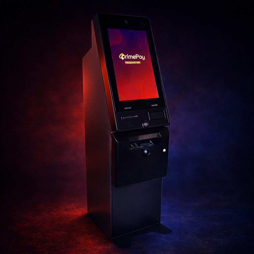 Cash-to-card kiosk example
